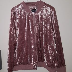 New Look Plus Size (3X) Pink Bomber Jacket